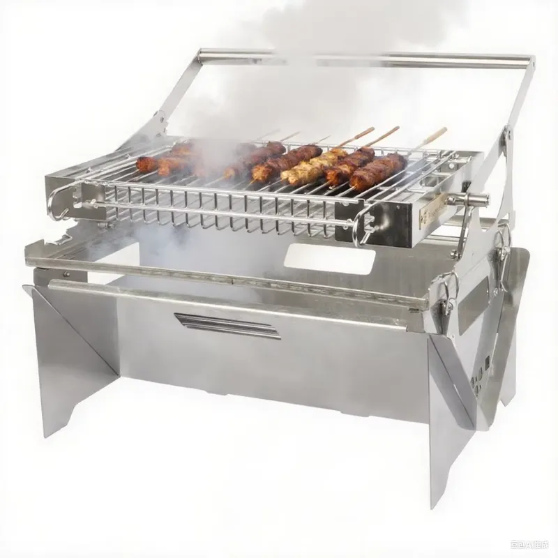 Outdoor Camping Wood Burning Stove - 맞춤형 접이식 휴대용 캠프파이어 화덕 그릴