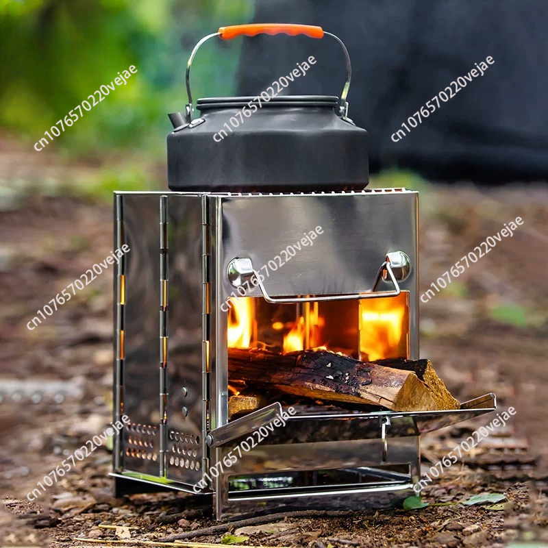 Outdoor Camping Wood Burning Stove - 현대적인 디자인의 나무를 태워 사용하는 난로,