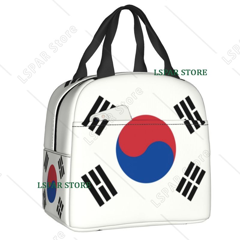Outdoor Camping Korea - 한국 국기 열 절연 점심 가방