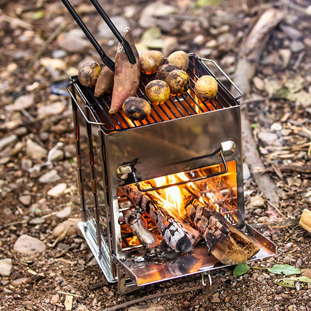 Outdoor Camping Wood Burning Stove - 스테인리스 스틸 장작 난로 야외 하이킹