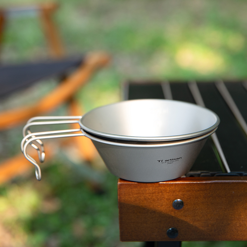 Outdoor Camping Meals - 티아리타산 260ml 티타늄 초경량 시에라 컵