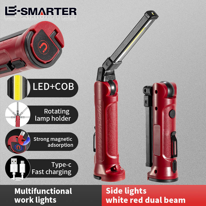 Outdoor Camping Vehicle - COB LED 작업 조명 충전식 접이식