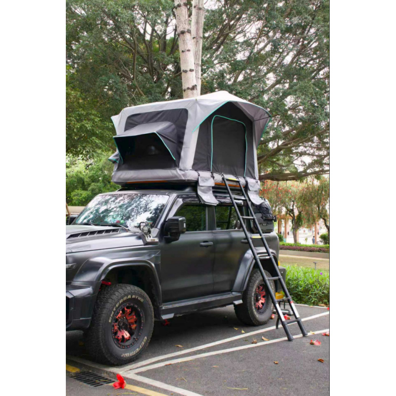 Outdoor Camping Vehicle - 팽창식 방수 루프탑 텐트 (측면 차양막