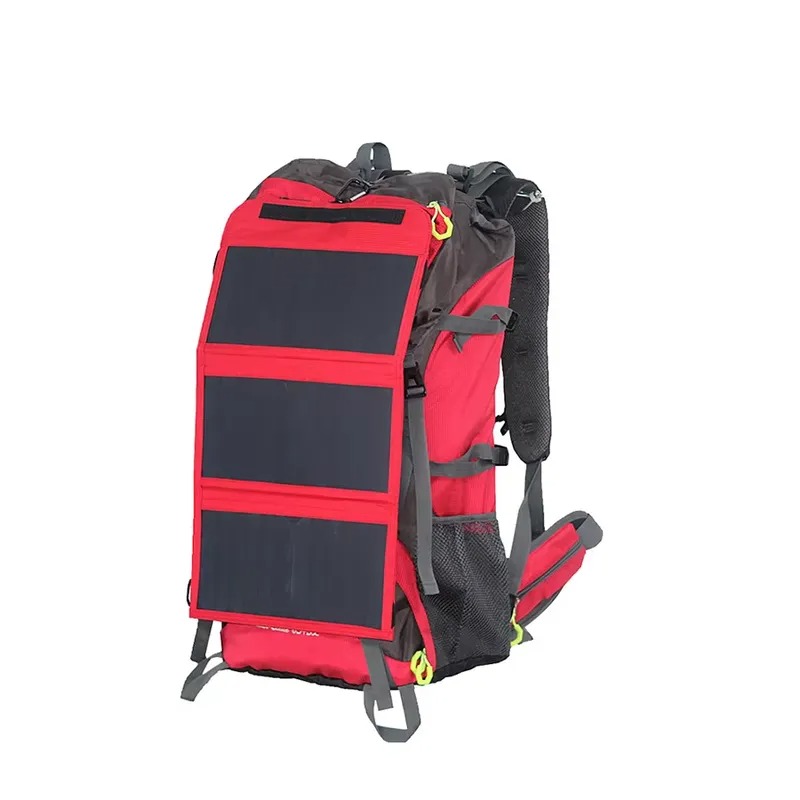 Outdoor Camping Bag - 2026 맞춤형 태양광 패널 백팩 스마트
