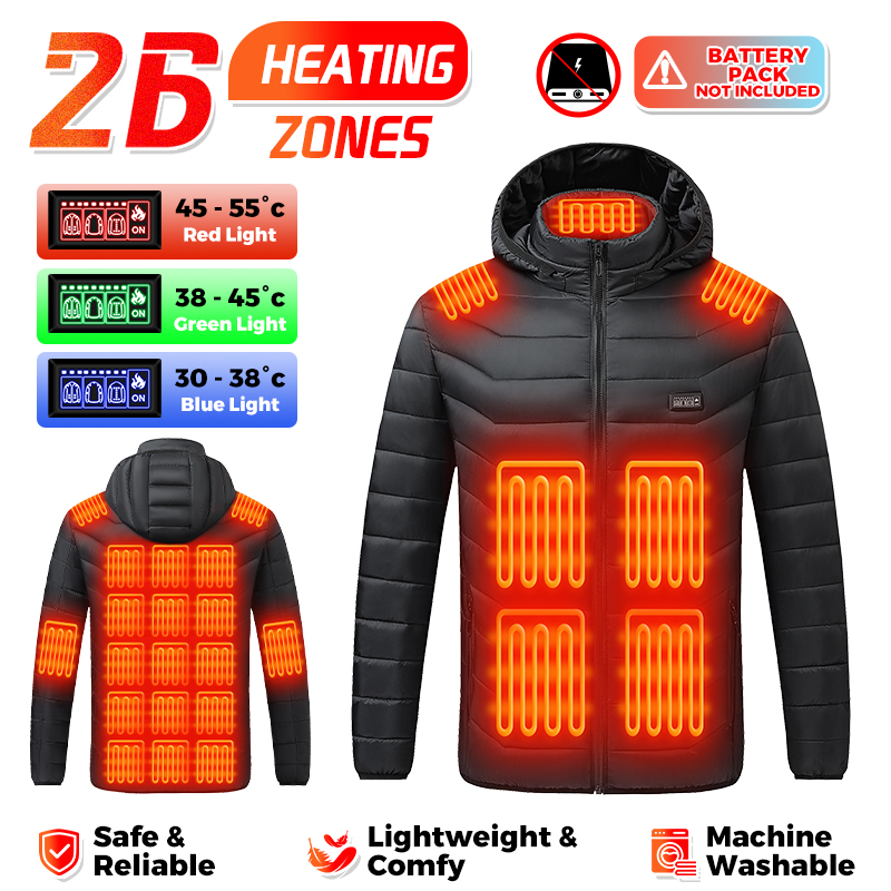Outdoor Camping Heater - 발열 기능이 있는 재킷, 26개의 발열