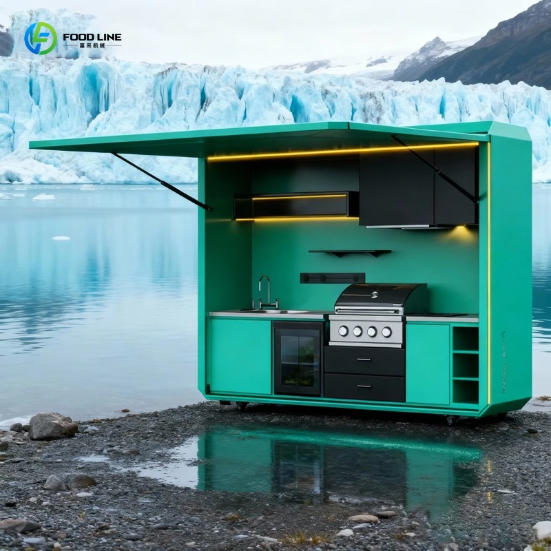 Outdoor Camping Kitchen With Sink - 맞춤형 현대식 모듈형 프리미엄 야외 캠핑