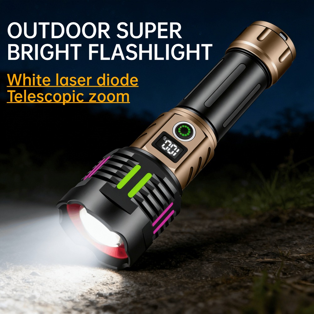 Outdoor Camping Lantern - 슈퍼 밝은 백색광 LED 손전등 타입-C