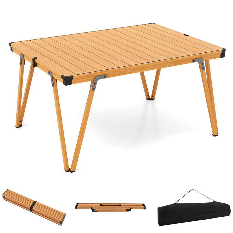 Camp Table Folding - 단일 접이식 피크닉 테이블 93 x