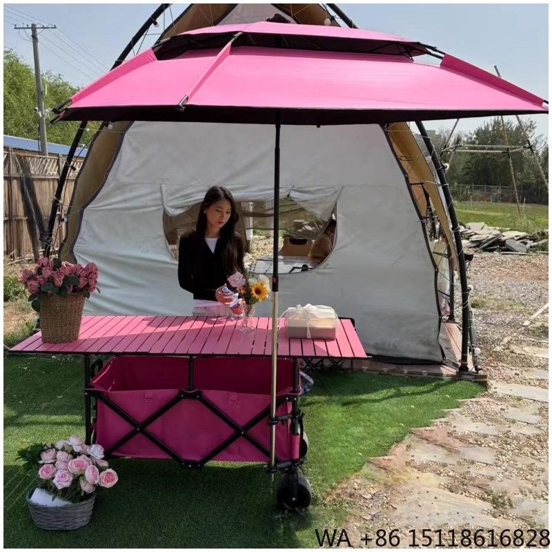 Camp Table Folding - 420L 고품질 4단 높이 조절 가능