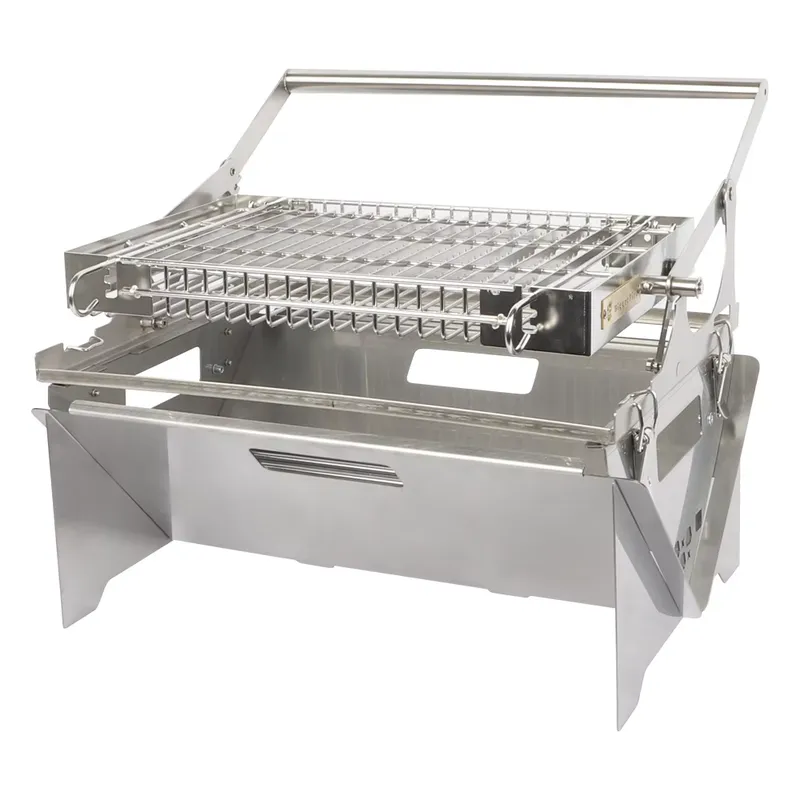 맞춤형 접이식 휴대용 캠프파이어 화덕 그릴 플립 바베큐 - Outdoor Camping Wood Burning Stove 리뷰 및 가격