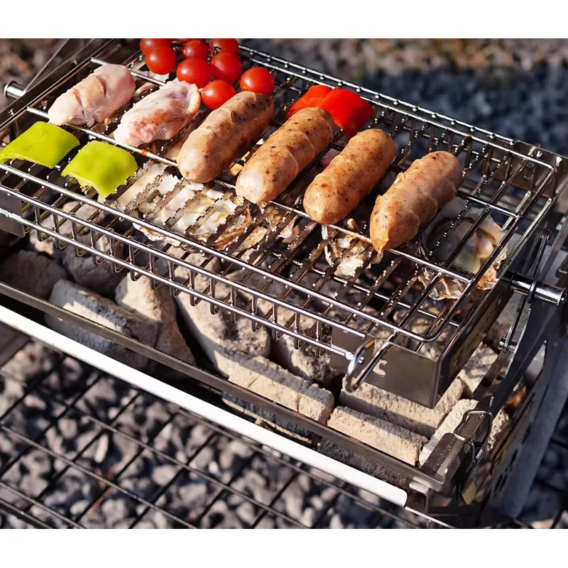 맞춤형 접이식 휴대용 캠프파이어 화덕 그릴 플립 바베큐 - Outdoor Camping Wood Burning Stove 리뷰 및 가격