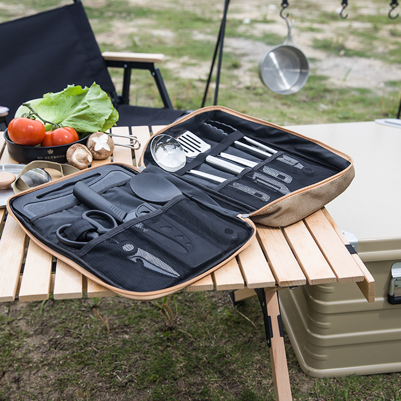 8pcs 캠핑 주방 조리기구 세트 휴대용 가방 야외 여 - Outdoor Camping Kitchen With Sink 리뷰 및 가격