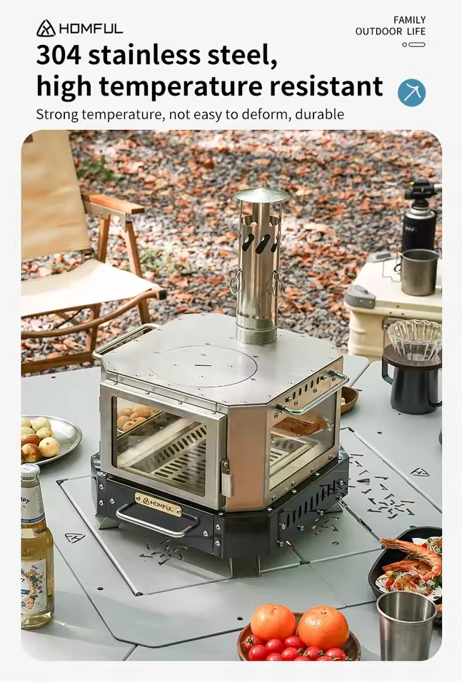 HOMFUL 휴대용 장작 난로 가정용 난방 장작 연소  - Outdoor Camping Wood Burning Stove 리뷰 및 가격