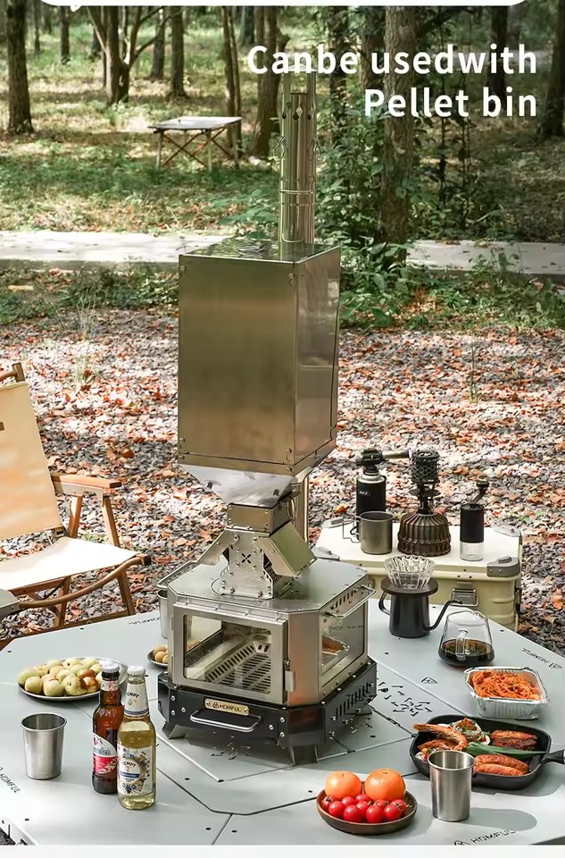 HOMFUL 휴대용 장작 난로 가정용 난방 장작 연소  - Outdoor Camping Wood Burning Stove 리뷰 및 가격