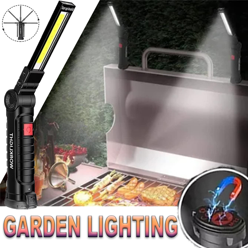 마그네틱 후크가있는 휴대용 LED 손전등 야외 수리 작 - Outdoor Camping Lantern 리뷰 및 가격