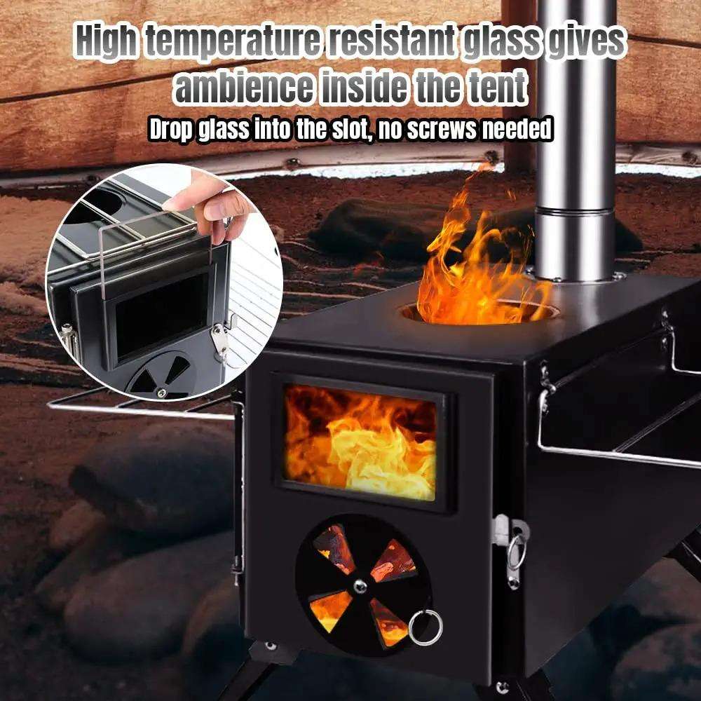 휴대용 야외 스테인리스 스틸 펠릿 및 나무 연소 캠핑  - Outdoor Camping Wood Burning Stove 리뷰 및 가격