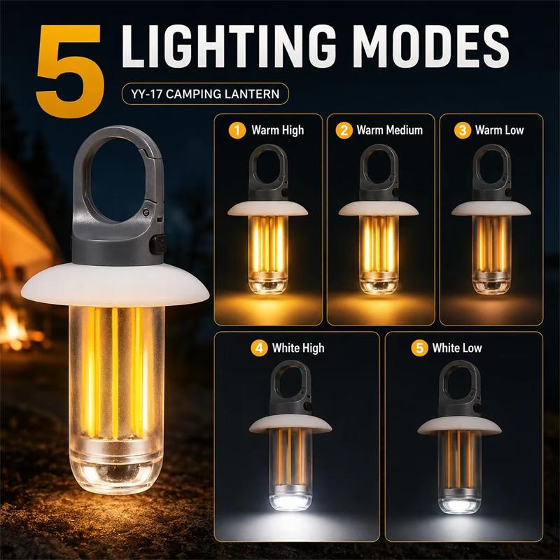 휴대용 미니 손전등, 캠핑용으로 적합하며, 근거리와 원 - Outdoor Camping Lantern 리뷰 및 가격