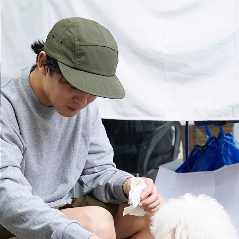 한국 패션 캠프 모자, 빠른 건조 5 패널 모자, 단색 - Outdoor Camping Korea 리뷰 및 가격
