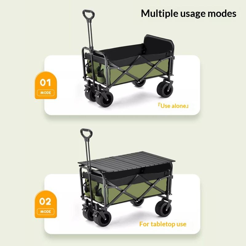 공장 직판 4륜 플랫폼 캠핑 유틸리티 웨건 175kg  - Camp Table Folding 리뷰 및 가격