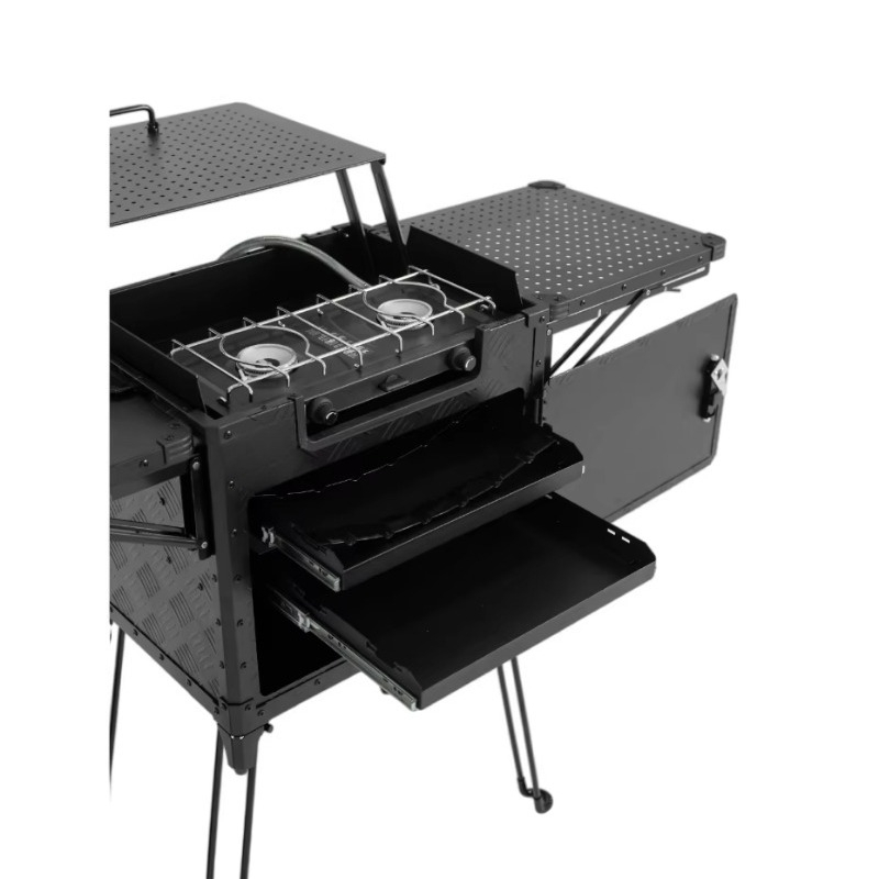 올인원 접이식 야외 캠핑 주방 스테이션 (스토브, 싱크 - Outdoor Camping Kitchen With Sink 리뷰 및 가격