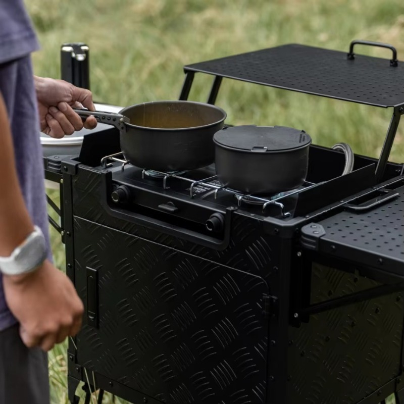 올인원 접이식 야외 캠핑 주방 스테이션 (스토브, 싱크 - Outdoor Camping Kitchen With Sink 리뷰 및 가격