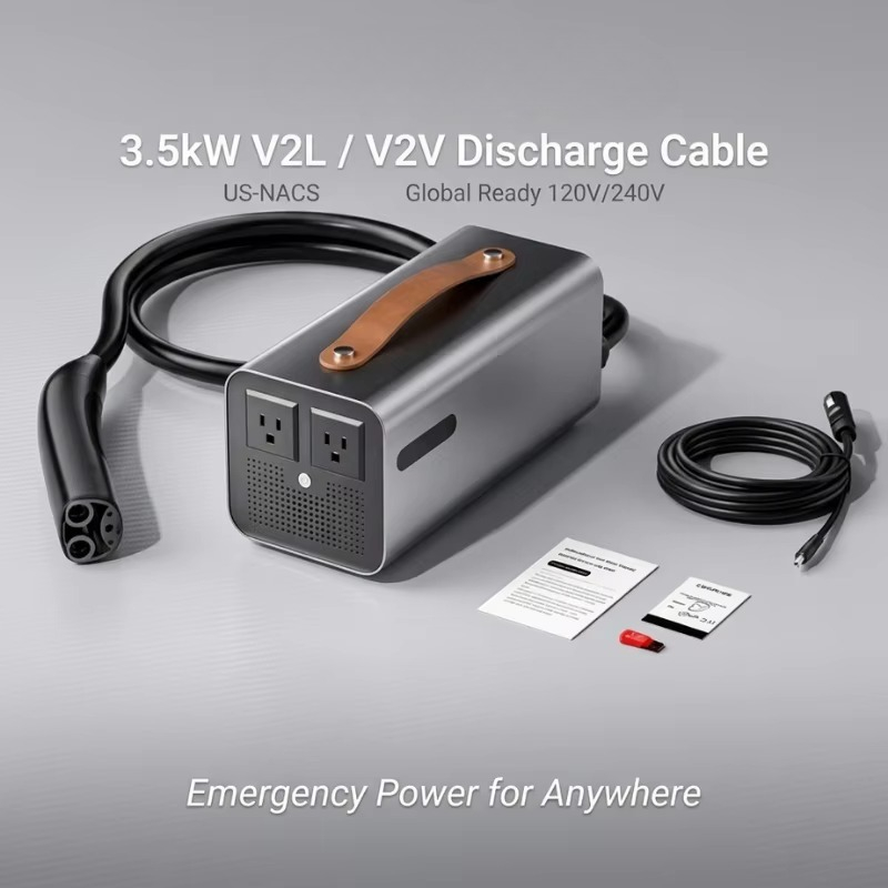 3.5kW NACS V2L 방전 스테이션, EV 차량용 - Outdoor Camping Vehicle 리뷰 및 가격