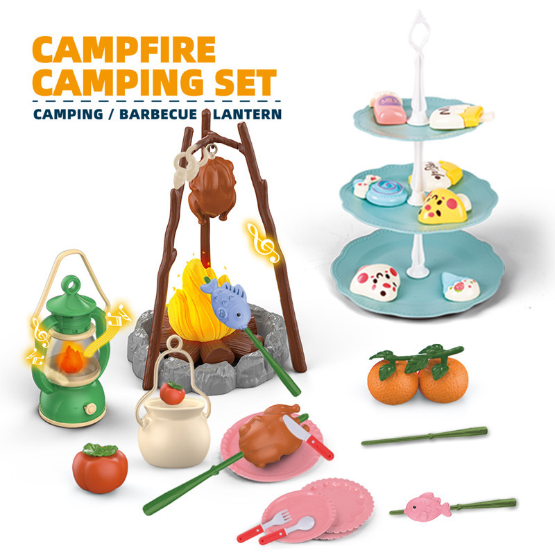 어린이 캠핑 텐트 세트 아기 놀이터 미니어처 음식 어린 - Outdoor Camping Kit 리뷰 및 가격