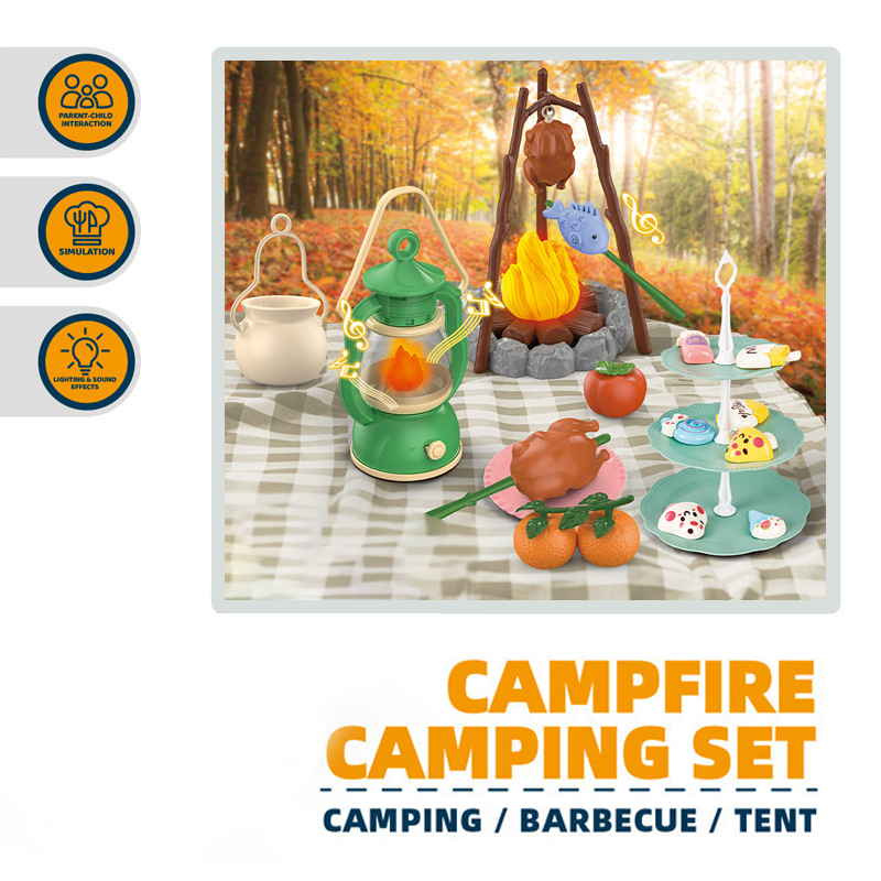 어린이 캠핑 텐트 세트 아기 놀이터 미니어처 음식 어린 - Outdoor Camping Kit 리뷰 및 가격