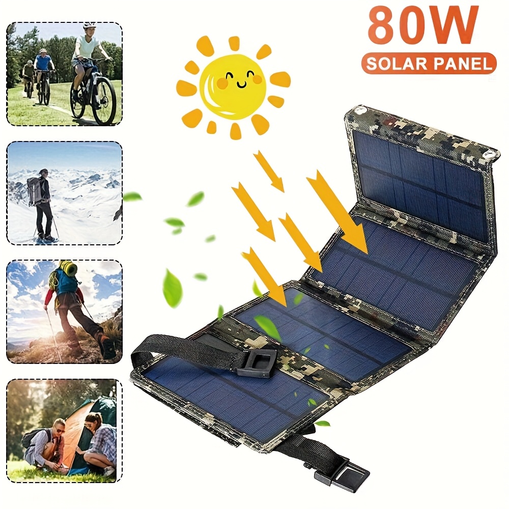[태양광 패널] 80W 휴대용 접이식 태양광 패널 |  - Outdoor In Camping 리뷰 및 가격