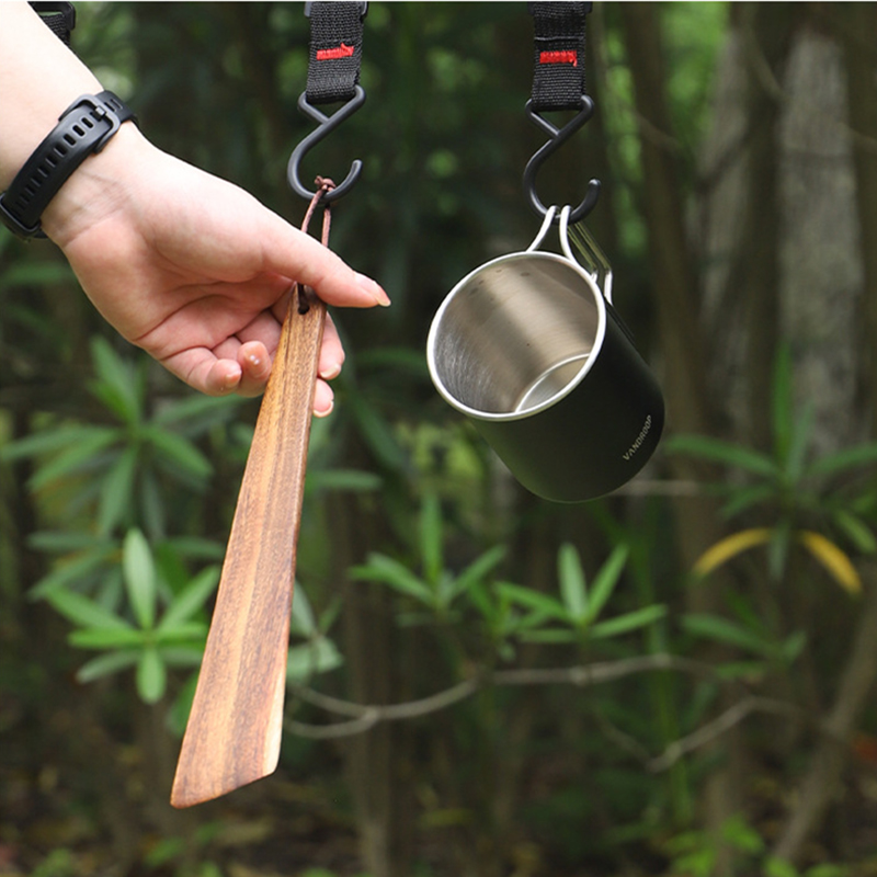 나무 주걱 휴대용 뒤집개 아카시아 나무 플리퍼 계란 스 - Outdoor Camping Kitchen With Sink 리뷰 및 가격