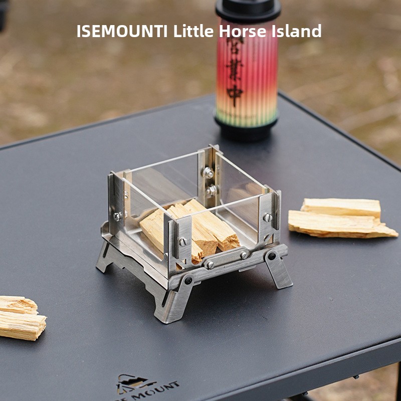 휴대용 미니 야외용 나무불로 작동하는 그릴, 테이블 위 - Outdoor Camping Wood Burning Stove 리뷰 및 가격