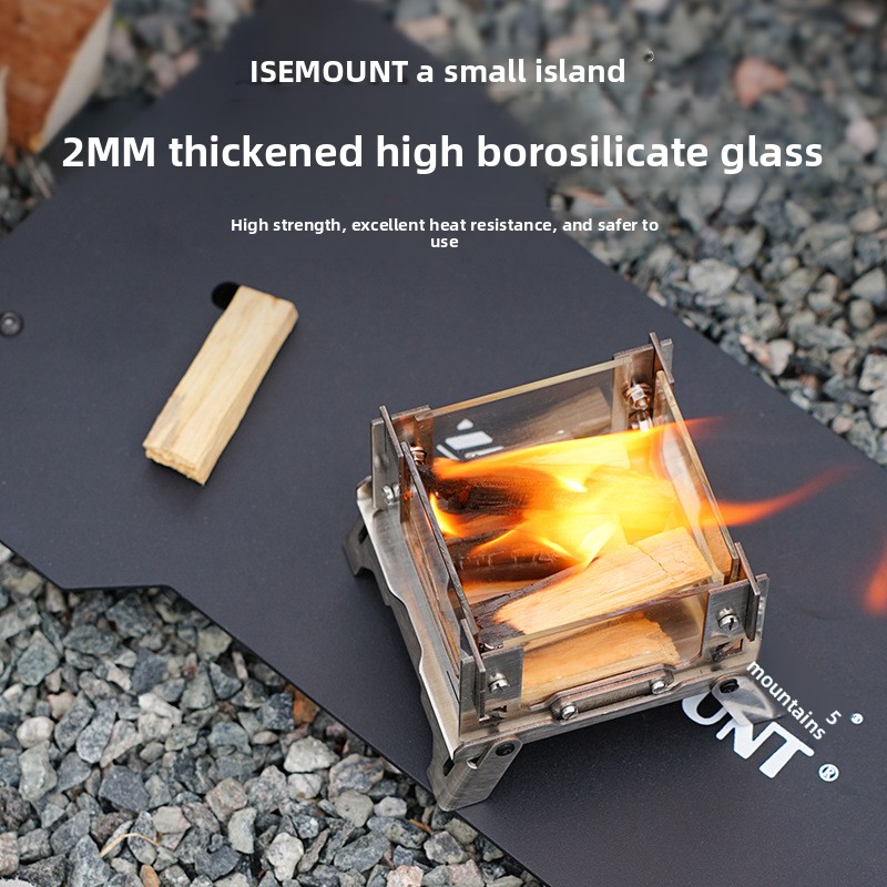 휴대용 미니 야외용 나무불로 작동하는 그릴, 테이블 위 - Outdoor Camping Wood Burning Stove 리뷰 및 가격