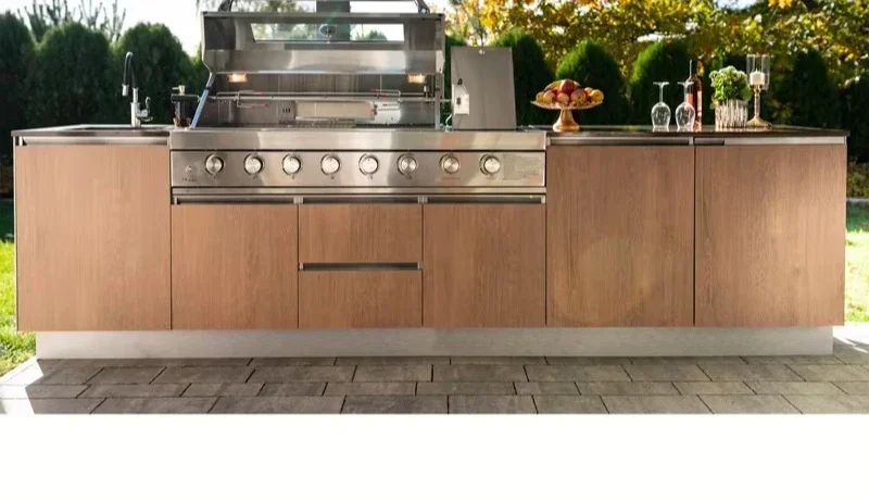 모듈식 야외 주방 캐비닛 싱크대 포함 스테인리스 스틸  - Outdoor Camping Kitchen With Sink 리뷰 및 가격