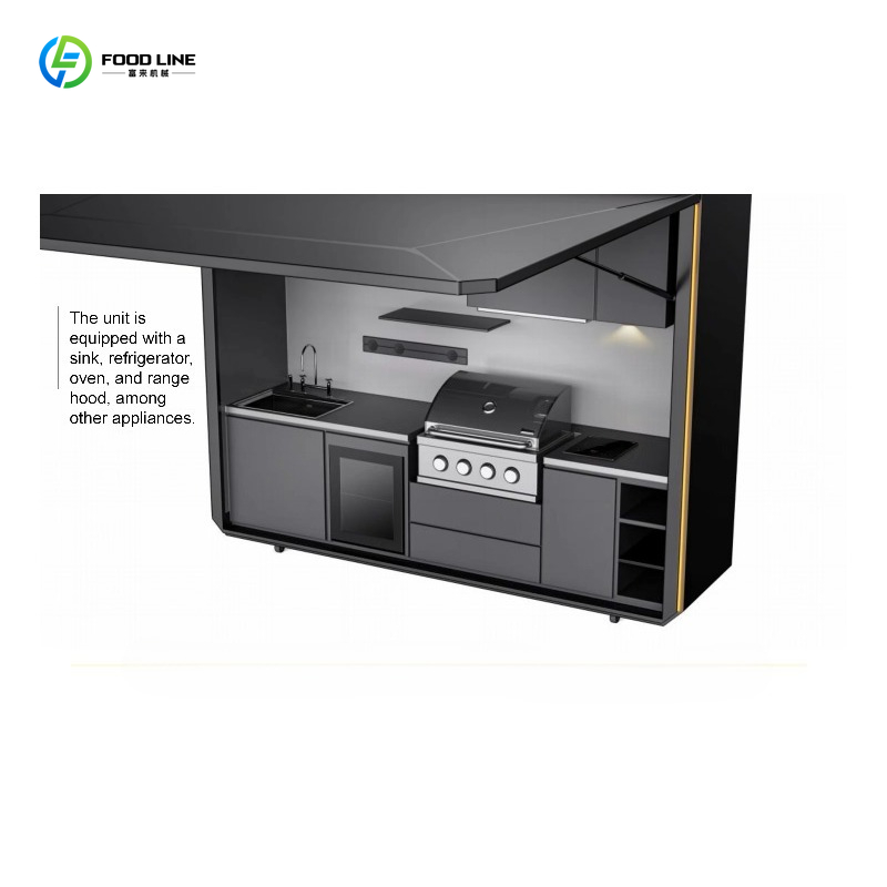 맞춤형 현대식 모듈형 프리미엄 야외 캠핑 주방, 정원용 - Outdoor Camping Kitchen With Sink 리뷰 및 가격