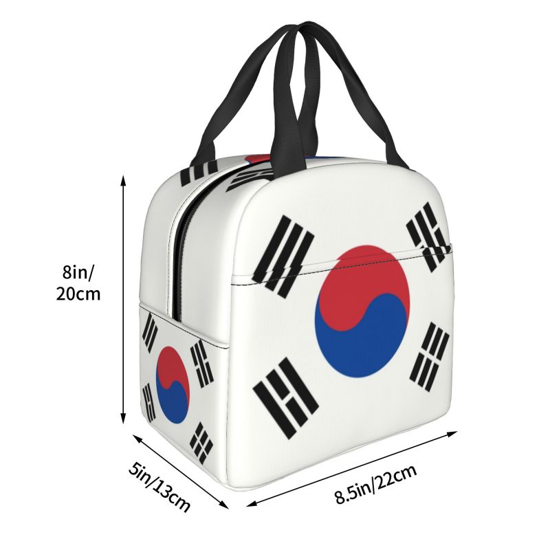 한국 국기 디자인 보온 보냉 도시락 가방 여성용 휴대용 - Outdoor Camping Korea 리뷰 및 가격