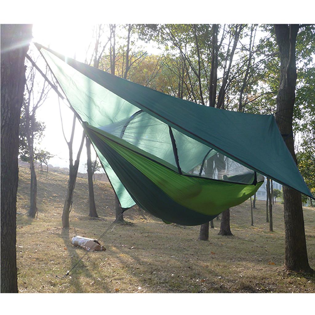 모기장과 방수 천막이 있는 야외 하이킹 해먹, 캠핑,  - Bed Outdoor Camping 리뷰 및 가격