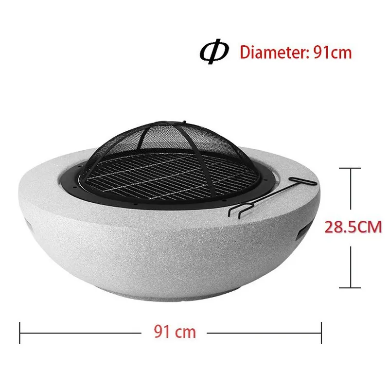 야외 장작 난로 마그네슘 산화물 바베큐 히터 정원 마당 - Outdoor Camping Wood Burning Stove 리뷰 및 가격