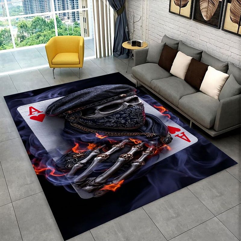공포 해골 해골 고딕 대형 러그 침실 거실 소파 도어매 - Outdoor Camping Mats Large 리뷰 및 가격