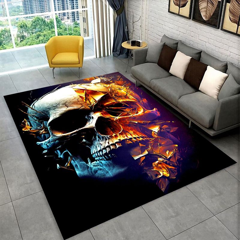 공포 해골 해골 고딕 대형 러그 침실 거실 소파 도어매 - Outdoor Camping Mats Large 리뷰 및 가격