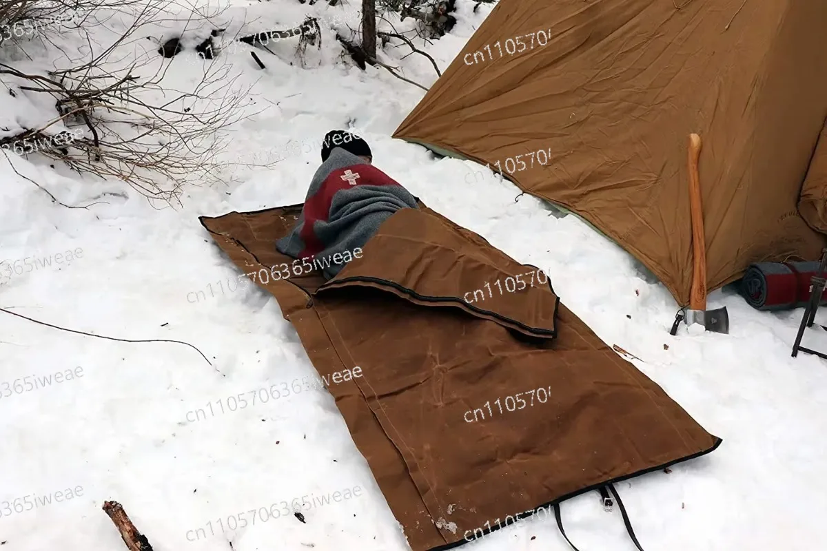 아웃도어용 카모플라주 무늬 침낭, 캠핑용, 방수 코팅  - Outdoor Camping Bag 리뷰 및 가격