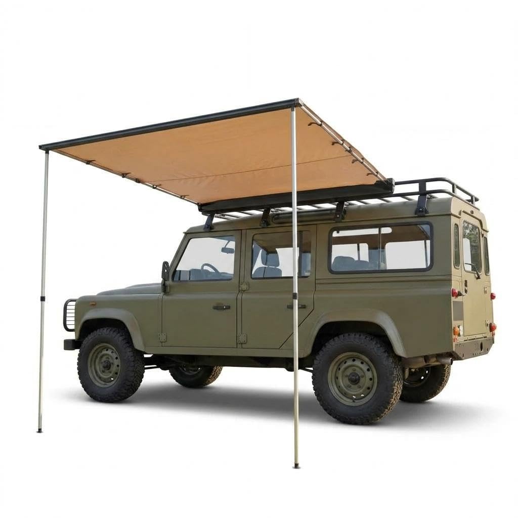 SUV 트럭 밴 루프랙 어닝 - 접이식 측면 차양막,  - Outdoor Camping Vehicle 리뷰 및 가격